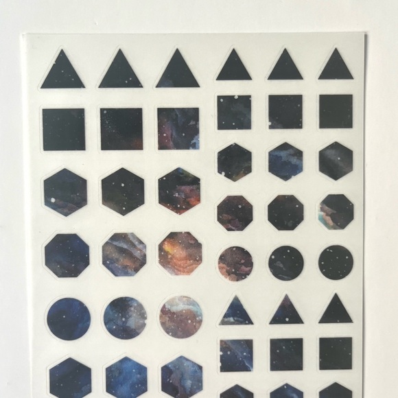 🏷️ aesthetic space abstract sticker sheets set of 4 - Picture 14 of 16
